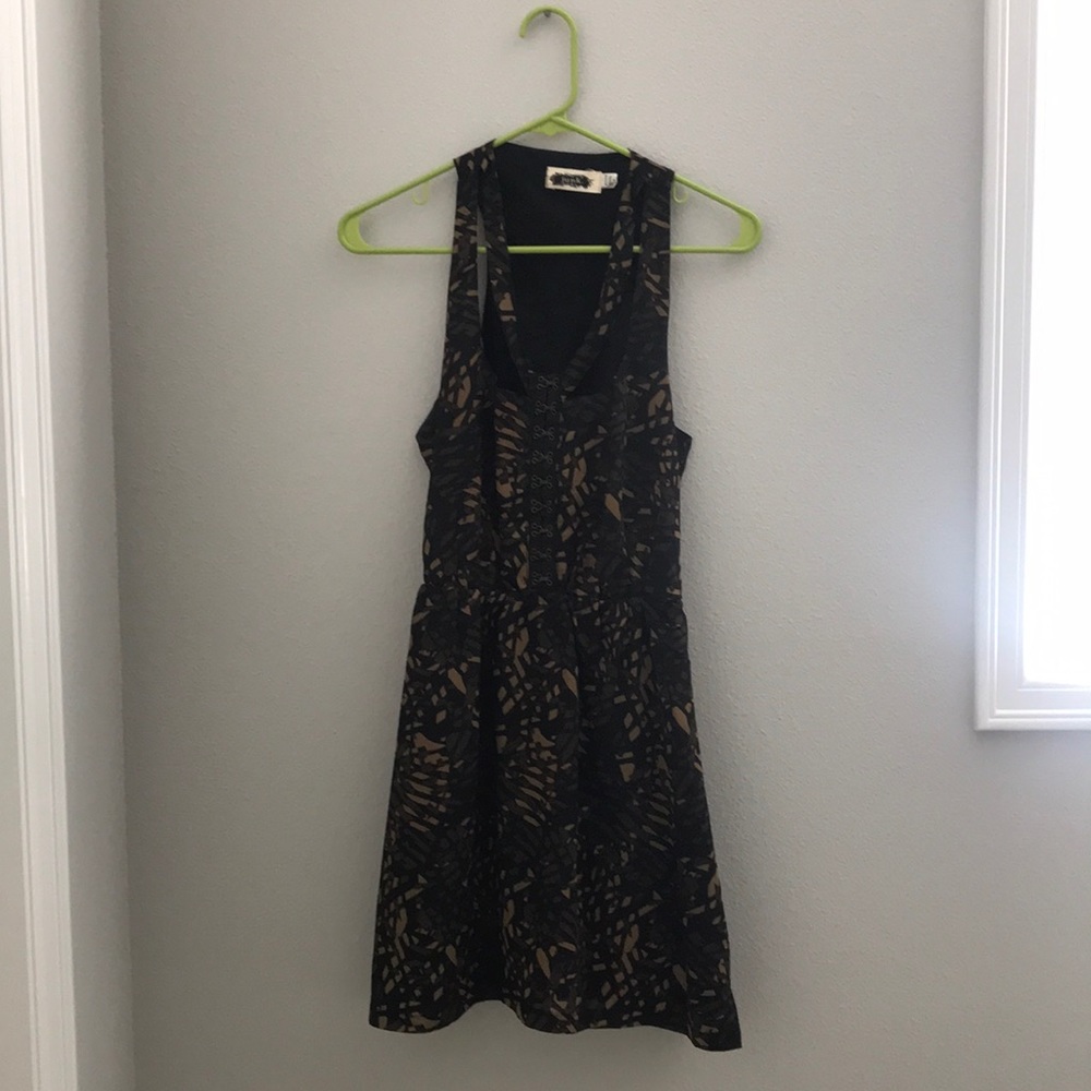 Multi strap dress.